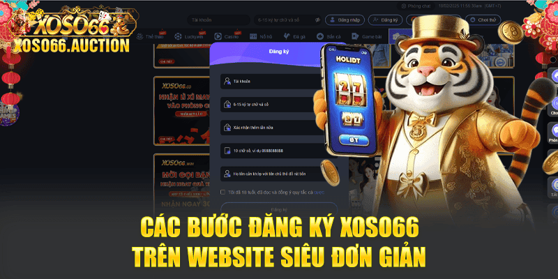 Các bước đăng ký Xoso66 trên website siêu đơn giản